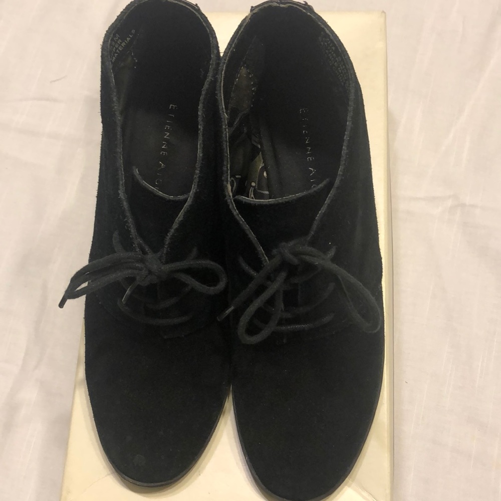 Etienne Aigner Suede Ankle Boots